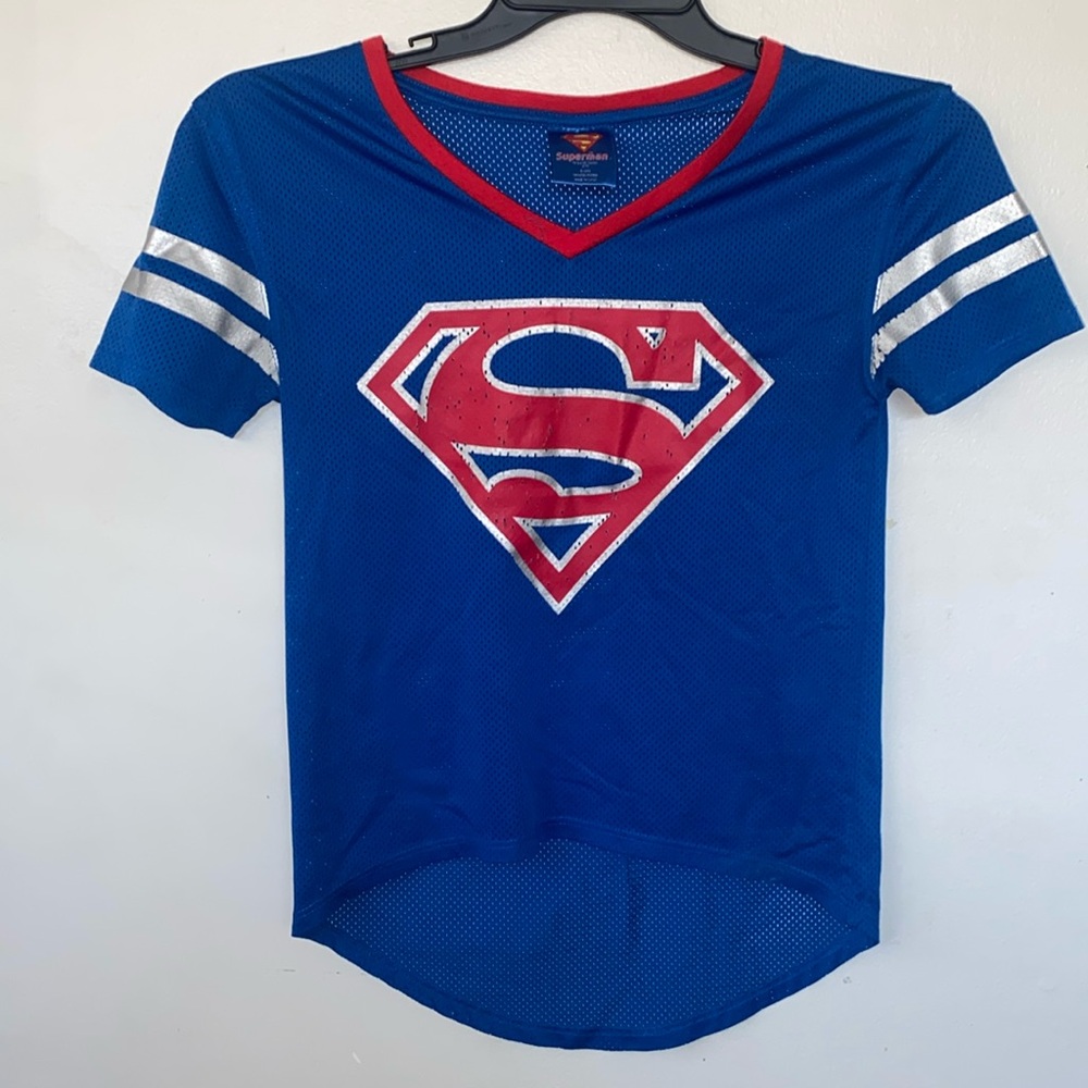 Superman Blue and Red Jersey
